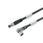 WEIDMULLER - Cavi sensore-attuatore preconfezionati, Linea di collegamento M8/M8, 3 poli, Lunghezza cavo 0.6m, maschio diritto - femmina, SAIL-M8GM8W-3L0.6U.