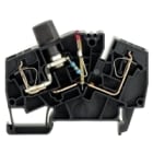 WEIDMULLER - Morsetto con molla autobloccante, elemento fusibile con LED per connettore trasversale ad innesto, aperto da un lato, ZSI 2.5-2/2X2AN/G20/LD4.