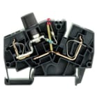 WEIDMULLER - Morsetto con molla autobloccante e LED per connettore trasversale ad innesto, aperto da un lato, elemento fusibile ZSI 6-2 2X2.5/G20/LD4.