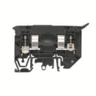 WEIDMULLER - Morsetto componibile portafusibile nero 4 mm² 10 A 250 V TS 35 TS 32 V-0 WSI 4/2/LD 140-250V AC/DC.