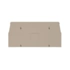 WEIDMULLER - Piastra terminale, 1.5 mm, Beige scuro WAP WTL6/4FF