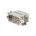 WEIDMULLER - Inserto di contatto (Connettori a innesto industriali), Maschio, 250 V, 16 A, Numero di poli: 10, Molla autobloccante, Dimensioni di installazione: 2
