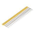 WEIDMULLER - Morsetto innestato giallo 24A, 20 poli, passo 5.10mm, isolato, larghezza 2.8mm ZQV 2.5N/20 GE.