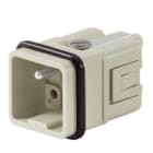 WEIDMULLER - Inserto di contatto Maschio 250V 16A 5 poli Collegamento a crimpare Grandezza 1 HDC HQ 5 MC.