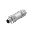 WEIDMULLER - Connettore circolare (personalizzabile sul campo), M12, Codificato D, Molla autobloccante, Numero di poli: 4, IP67, Collegamento schermato: Sì