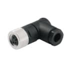 WEIDMULLER - Connettore circolare femmina angolato personalizzabile sul campo, collegamento a saldare M8 3.5 - 5 mm, 4 poli - SAIBW-M8-4P(TL)