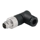 WEIDMULLER - Connettore circolare personalizzabile, Perno 90°, Collegamento a saldare M8 3.5 - 5 mm, 4 poli, Collegamento schermato Ness, SAISW-M8-4P(TL)