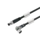 WEIDMULLER - Cavi sensore-attuatore preconfezionati, Linea di collegamento M8 / M8, 3 poli, Lunghezza cavo 1.5 m, maschio diritto - femmina, SAIL-M8GM8W-3L1.5V.