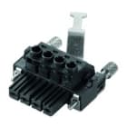 WEIDMULLER - Connettore 7.62 mm BVZ 7.62HP/04/180RSH150SN BK BX