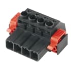 WEIDMULLER - Connettori per circuito stampato, 1000V, 57A, Passo 7.62mm, 6mm², 4 poli, Collegamento a vite, Box SVZ 7.62HP/04/180FI SN BK BX.