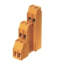 WEIDMULLER - Morsetto per circuito stampato, 320V, 32.5A, Passo 5.00mm, 6mm², 6 poli, Collegamento a vite/saldare THT, 90°, Box LL3R 5.00/06/90 3.2SN OR BX.