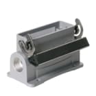 WEIDMULLER - Custodia HDC 16A SLU 1M20G con connettori a innesto industriali, gancio longitudinale in basso, dimensione 5 e protezione IP65 in condizione innestata.