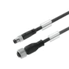 WEIDMULLER - Cavi sensore-attuatore preconfezionati, Linea di collegamento M12/M8, 3 poli, Lunghezza cavo 4.5m maschio diritto femmina SAIL-M8GM12G-3-4.5U.