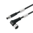 WEIDMULLER - Cavi sensore-attuatore preconfezionati, Linea di collegamento M8/M12, 4 poli, Lunghezza cavo 1.5m, maschio diritto-femmina, SAIL-M8GM12W-4-1.5V.