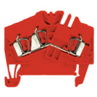 WEIDMULLER - Morsettiera passante molla autobloccante rosso 2.5 mm² 24 A 800 V TS 35 V-0 Wemid 120 °C ZDU 2.5-2/3AN RT.