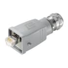 WEIDMULLER - Connettore IP67, collegamento RJ45. IE-PS-V05M-RJ45-TH