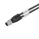WEIDMULLER - Cavi adattatore sensore-attuatore M12, 3, 0.1 m, Conduttore doppio, connettore maschio, diritto SAIL-ZW-3-0.1U.