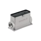 WEIDMULLER - Custodia HDC 64D SZO 2PG29G, Connettori a innesto industriali, Bloccaggio centrale in alto, Grandezza: 8, IP65 in condizione innestata.