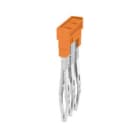 WEIDMULLER - Morsetto innestato arancione 17.5 A, 3 poli, passo 3.50 mm, isolato, larghezza 9 mm ZQV 1.5N/3.