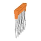 WEIDMULLER - Morsetto innestato arancione 17.5 A 6 poli passo 3.50 mm isolato larghezza 19.5 mm ZQV 1.5N/6.