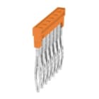 WEIDMULLER - Collegamento trasversale (Morsetto) arancione 17.5 A, Numero di poli: 7, Passo in mm: 3.50, Isolato, Larghezza: 23 mm ZQV 1.5N/7.