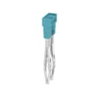 WEIDMULLER - Morsetto innestato blu 17.5 A 2 poli passo 3.50 mm isolato larghezza 5.5 mm ZQV 1.5N/2 BL.
