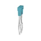 WEIDMULLER - Morsetto innestato blu 17.5 A 2 poli passo 3.50 mm isolato larghezza 5.5 mm ZQV 1.5N/2 BL.