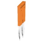 WEIDMULLER - Morsetto innestato arancione 41A, 2 poli, passo 8.00mm, isolato, larghezza 13.7mm ZQV 6N/2.
