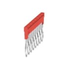 WEIDMULLER - Morsetto innestato rosso 17.5A 8 poli 3.50mm passo isolato larghezza 26.5mm ZQV 1.5N/8 RD.