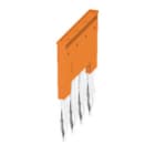 WEIDMULLER - Morsetto arancione innestato, 41 A, 4 poli, Passo 8.00 mm, Isolato, Larghezza 29.9 mm ZQV 6N/4.