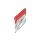 WEIDMULLER - Morsetto innestato rosso 17.5A 9 poli 3.50mm isolato larghezza 30mm ZQV 1.5N/9 RD.