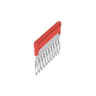 WEIDMULLER - Morsetto innestato rosso 17.5A 10 poli 3.50mm passo isolato larghezza 33.5mm ZQV 1.5N/10 RD.