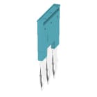 WEIDMULLER - Morsetto innestato blu 41A 3 poli 8.00mm passo isolato larghezza 21.8mm ZQV 6N/3 BL.