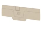WEIDMULLER - Piastra terminale 82.85mm x 2.1mm Beige scuro AEP DT 2.5 3C.