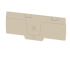 WEIDMULLER - Piastra terminale 94.7mm x 2.4mm Beige scuro AEP AP13.