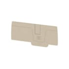 WEIDMULLER - Piastra terminale 82.6mm x 2.1mm Beige scuro AEP 3C 6.