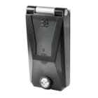 WEIDMULLER - Custodia portacomponenti con telaio singolo e copertura in plastica, chiusura di sicurezza con chiave, disponibile in nero (simile a RAL 9005) IE-FC-SFP-CAB.