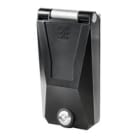WEIDMULLER - Custodia portacomponenti con telaio singolo e coperchio in metallo, chiusura di sicurezza con chiave. Disponibile in nero (simile a RAL 9005) e codice IE-FC-SFM-CAB.