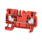 WEIDMULLER - Morsettiera passante PUSH IN rosso 4 mm² 32 A 800 V Numero di collegamenti: 2 Numero di piani: 1 TS 35 V-0 Wemid 130 °C A2C 4 RD. 2051220000
