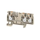 WEIDMULLER - Morsettiera passante PUSH IN Beige scuro 4 mm² 32 A 800 V 3 collegamenti 1 piano TS 35 V-0 Wemid 130 °C A3C 4.