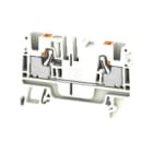 WEIDMULLER - Morsettiera passante PUSH IN bianco 4 mm² 32 A 800 V Numero di collegamenti: 2 Numero di piani: 1 TS 35 V-0 Wemid 130 °C A2C 4 WT.