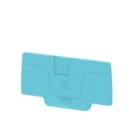 WEIDMULLER - Piastra terminale 58 mm x 2.1 mm blu AEP 2C 4 BL