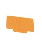 WEIDMULLER - Piastra terminale 58 mm x 2.1 mm arancione AEP 2C 4 OR