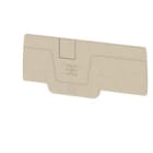 WEIDMULLER - Piastra terminale 71.9 mm x 2.1 mm beige scuro AEP 3C 4