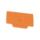 WEIDMULLER - Piastra terminale 52.75 mm x 2.1 mm arancione AEP 2C 2.5 OR