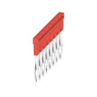 WEIDMULLER - Morsetto innestato rosso 24A 8 poli passo 5.10mm isolato larghezza 38.5mm ZQV 2.5N/8 RD.