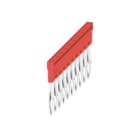 WEIDMULLER - Morsetto innestato rosso 24A, 10 poli, passo 5.10mm, isolato, larghezza 48.7mm ZQV 2.5N/10 RD. 2108910000