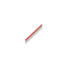 WEIDMULLER - Morsetto innestato rosso 24A, 50 poli, passo 5.10mm, isolato, larghezza 255mm ZQV 2.5N/50 RD.