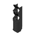 WEIDMULLER - Elemento laterale (custodia modulare), Larghezza: 22.5, IP20 installato, Plastica, nero CH20M22 S PPSC BK 2010.