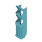 WEIDMULLER - Elemento laterale (custodia modulare) CH20M22, Larghezza: 22.5, IP20 installato, Plastica azzurra, PPSC BL 2013.